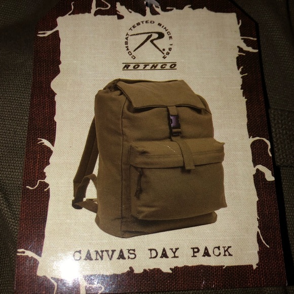 rothco canvas daypack